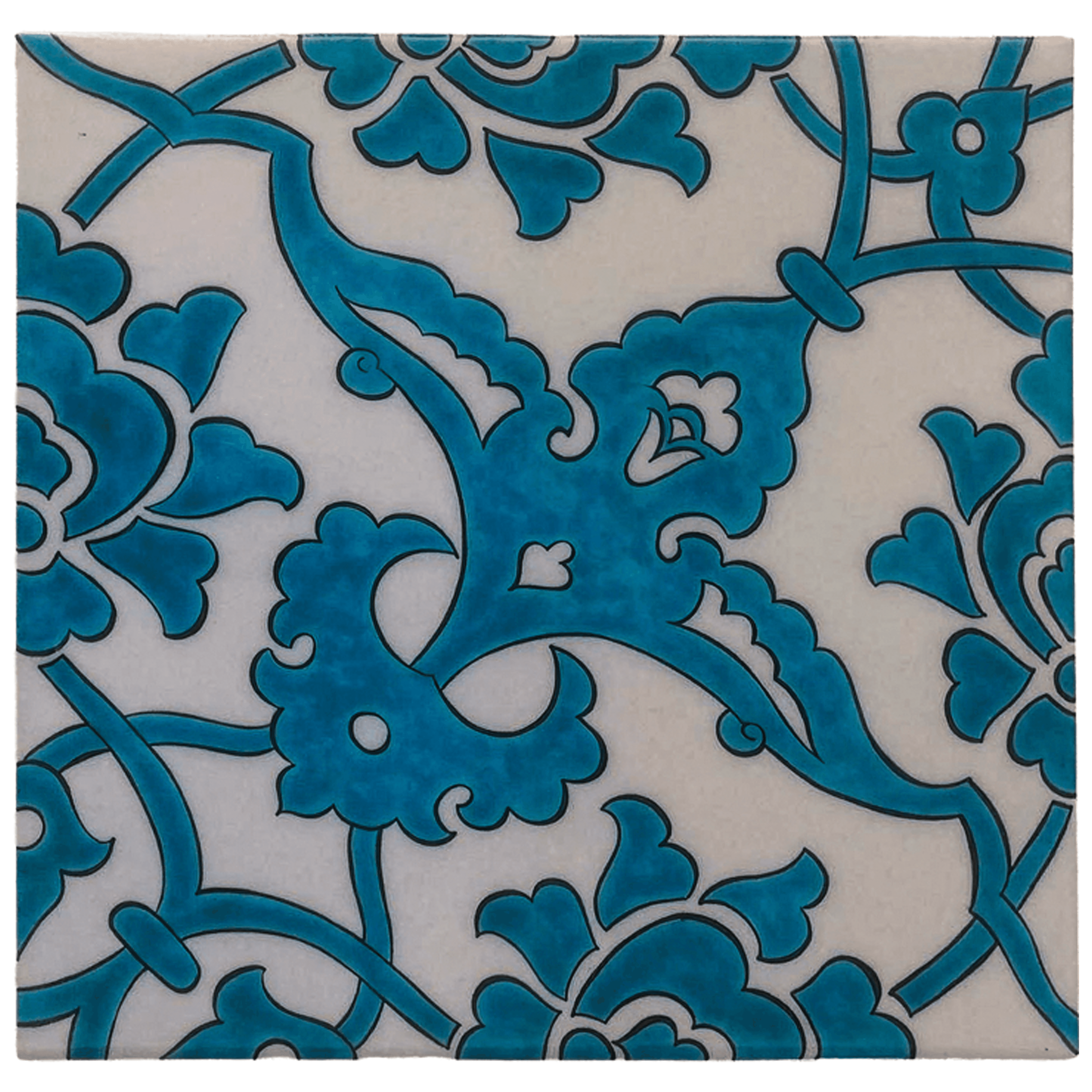Blue Rumi Iznik Tile by Iznik 