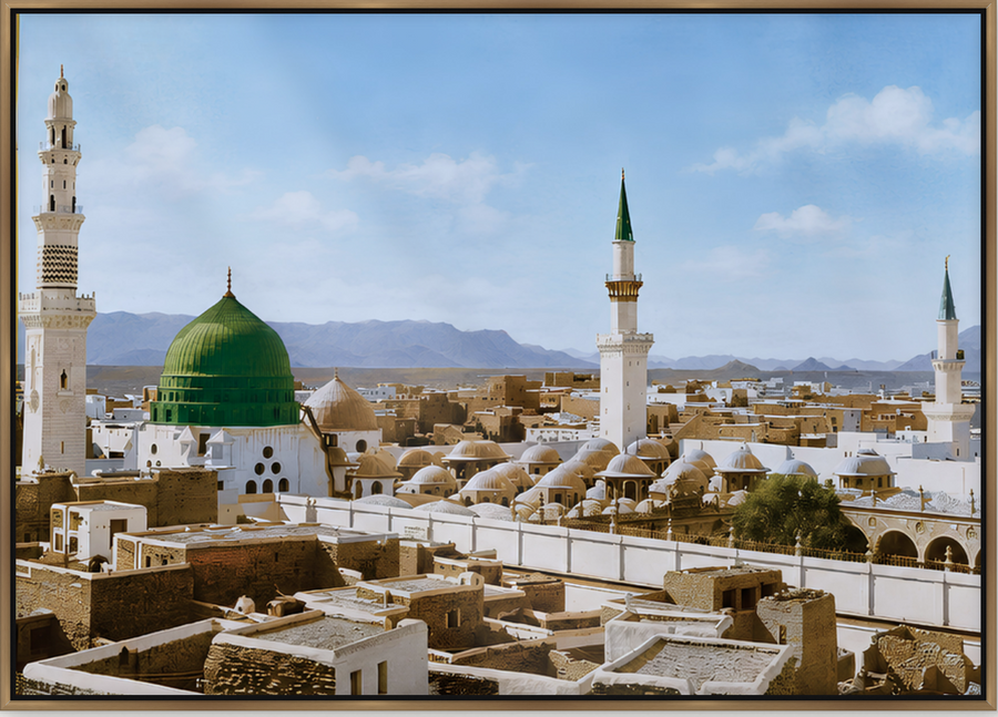 Old Medina framed print