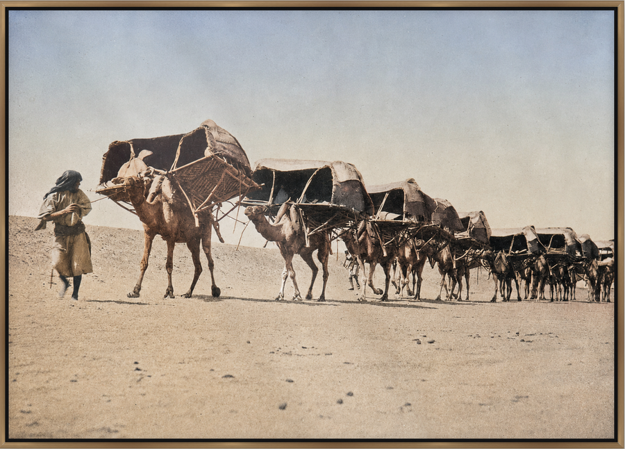 On the Way to Hajj framed print